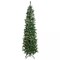 6.5Ft Pre-lit Artificial Pencil Christmas Tree Green with LED Lights